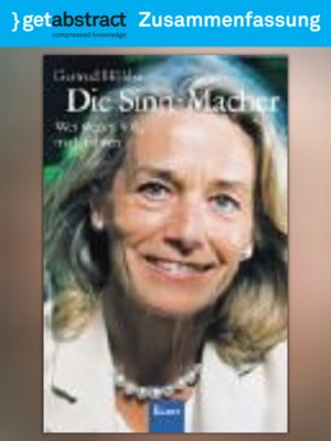 cover image of Die Sinn-Macher (Zusammenfassung)